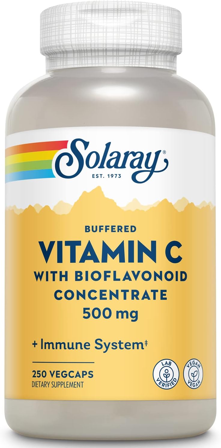 SOLARAY Vitamina C tamponada de 500 mg - Imagen 2