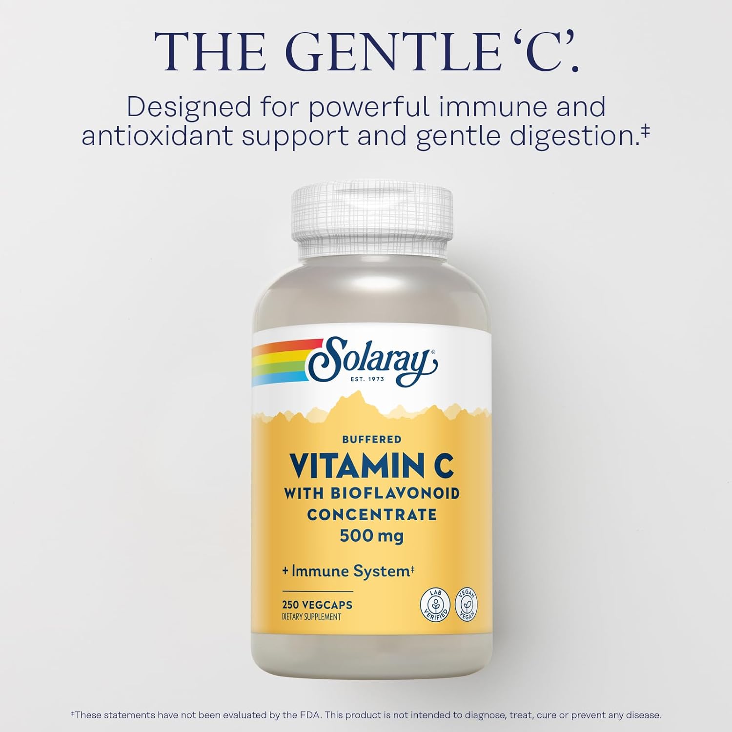 SOLARAY Vitamina C tamponada de 500 mg